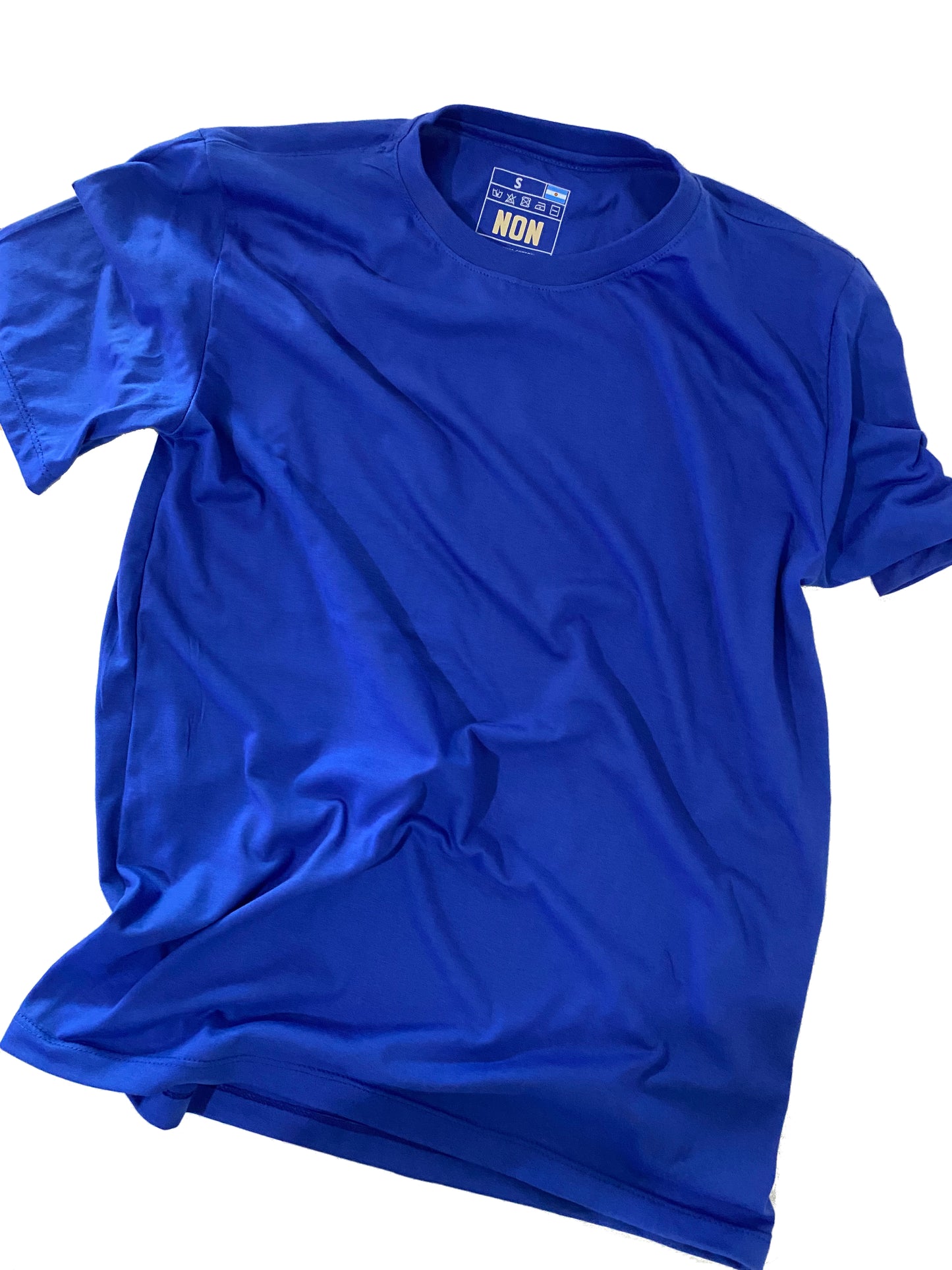 Elevated Essentials: Remera de algodon PIMA Azul Francia